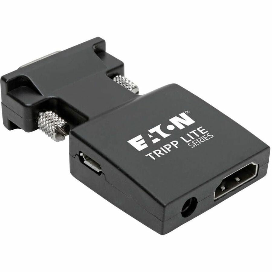Tripp Lite HDMI to VGA Active Converter with Audio (F/M), 1920 x 1200 (1080p) @ 60 Hz - 1 x 15-pin HD-15 VGA Male - 1 x HDMI HDMI 1.4b Digital Audio/Video Female, 1 x Mini-phone Audio Female, 1 x Type...  - P131-000-A-DISP - eCommerce Business Prime