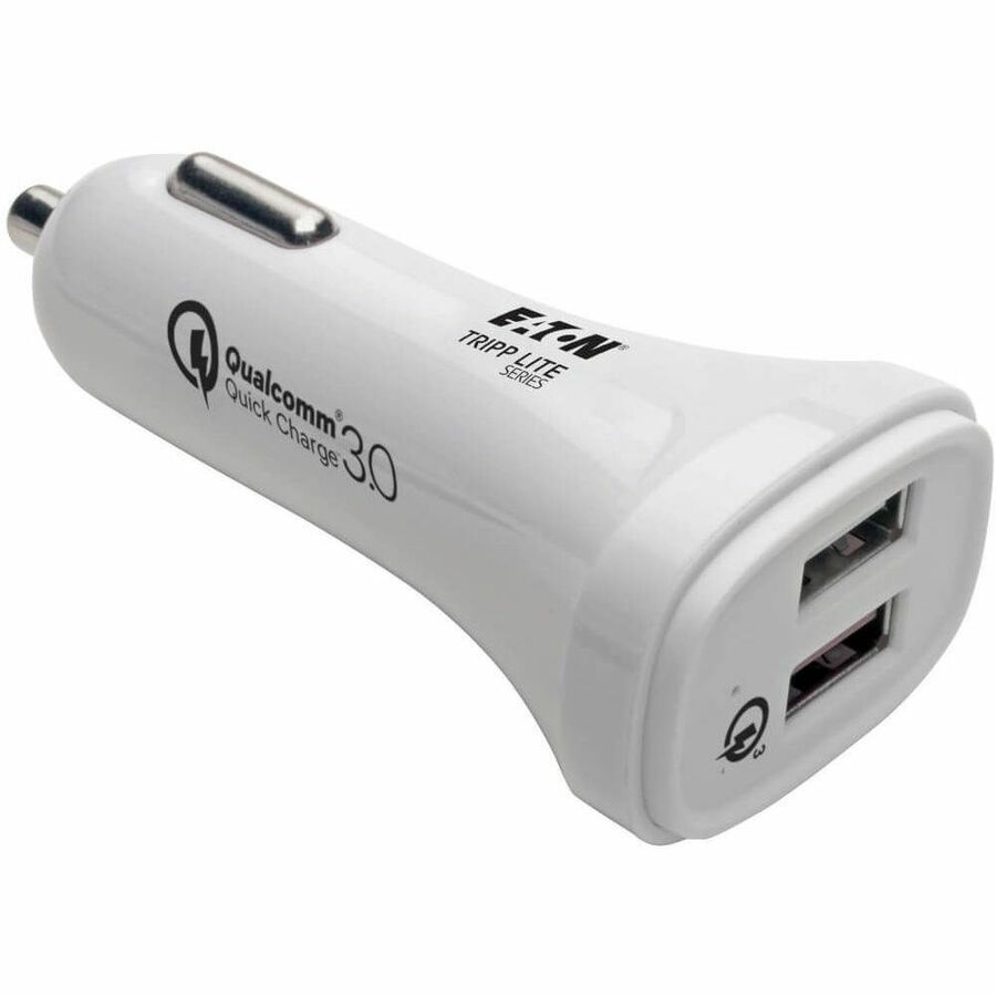 Tripp Lite USB Car Charger Quick Charge Dual USB-A 3.0 UL2089 Certified - 30 W Output Power - 12 V DC Input Voltage - 3.6 V DC, 6.5 V DC, 5 V DC, 9 V DC, 12 V DC Output Voltage - 3 A Output Current - ...  - U280-C02-S-QC3U - eCommerce Business Prime