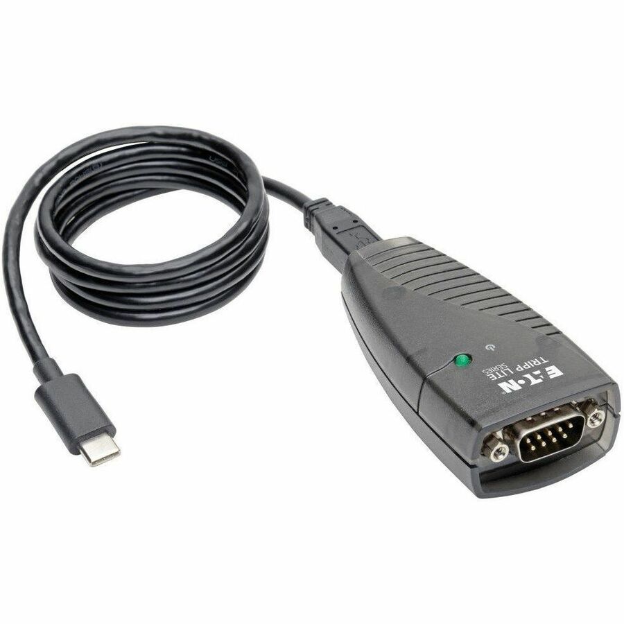 Tripp Lite Keyspan High Speed USB C to Serial Adapter DB9 3ft USB Cable TAA - 1 x Type C Male USB - 1 x DB-9 Male Serial - Black - TAA Compliant - USA-19HS-C - eCommerce Business Prime
