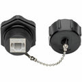 Tripp Lite Keystone Jack Cat6 Cat5e RJ45 110 Punch Down Shielded Industrial - 1 x RJ-45 Female, 1 x 110-punchdown - Black - TAA Compliant - N206-KJ01-IND - eCommerce Business Prime