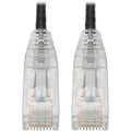 Tripp Lite Cat6 UTP Patch Cable (RJ45) - M/M, Gigabit, Snagless, Molded, Slim, Black, 1 ft. - 1 ft Category 6 Network Cable for Network Device, Printer, Photocopier, Router, Server, Computer, Modem, S...  - N201-S01-BK - eCommerce Business Prime