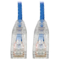 Tripp Lite Cat6 UTP Patch Cable (RJ45) - M/M, Gigabit, Snagless, Molded, Slim, Blue, 7 ft. - 7 ft Category 6 Network Cable for Network Device, Printer, Photocopier, Router, Server, Computer, Modem, Sw...  - N201-S07-BL - eCommerce Business Prime