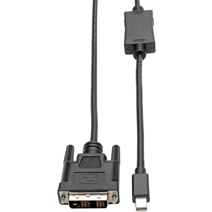 Tripp Lite Mini DisplayPort to DVI Adapter Cable M/M 1080p mDP to DVI 10ft - DVI-D/Mini DisplayPort for Audio/Video Device, Monitor, TV, Digital Signage Display, Graphics Card - 10 ft - 1 x Mini Displ...  - P586-010-DVI - eCommerce Business Prime