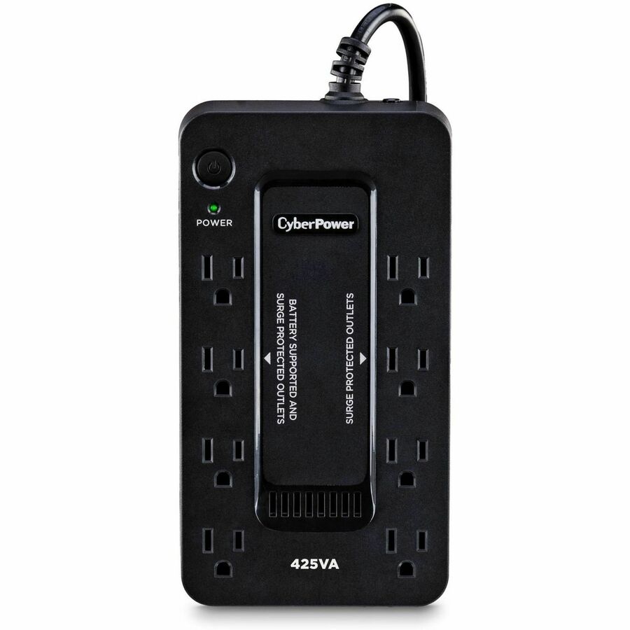 CyberPower ST425 Standby UPS Systems - 425VA/260W, 120 VAC, NEMA 5-15P, Compact, 8 Outlets, $75000 CEG, 3YR Warranty - ST425 - eCommerce Business Prime