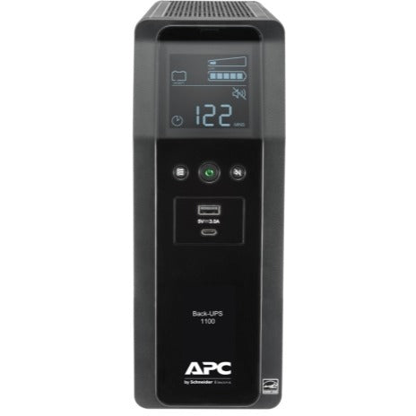 APC by Schneider Electric Back-UPS Pro 1100VA Tower UPS - 0U Tower - AVR - 16 Hour Recharge - 4.24 Minute Stand-by - 120 V AC Input - 120 V AC Output - 10 x NEMA 5-15R, 2 x USB - BN1100M2-CA - eCommerce Business Prime