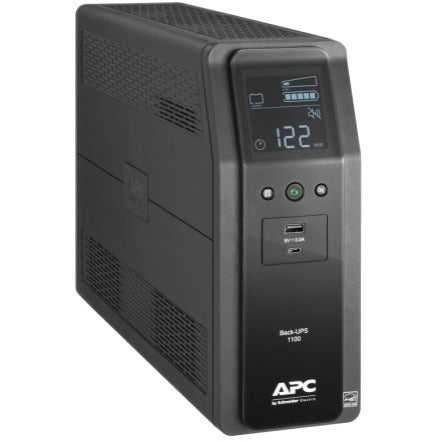 APC by Schneider Electric Back-UPS Pro 1100VA Tower UPS - 0U Tower - AVR - 16 Hour Recharge - 4.24 Minute Stand-by - 120 V AC Input - 120 V AC Output - 10 x NEMA 5-15R, 2 x USB - BN1100M2-CA - eCommerce Business Prime