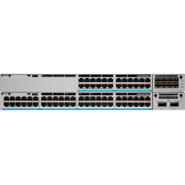 Cisco Catalyst 9300 48-port 5G UPOE, Network Advantage - 48 Ports - Manageable - 3 Layer Supported - Modular - Twisted Pair - 1U High - Rack-mountable - Lifetime Limited Warranty - C9300-48UN-A - eCommerce Business Prime