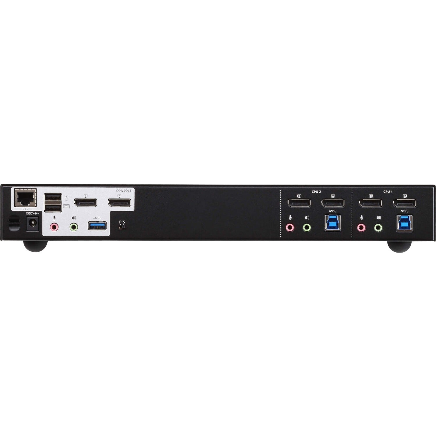 ATEN 2-Port USB 3.0 4K DisplayPort Dual Display KVMP Switch-TAA Compliant - 2 Computer(s) - 1 Local User(s) - 4096 x 2160 - 1 x Network (RJ-45) - 6 x USB - Rack-mountable - 6 x DisplayPort - CS1942DP - eCommerce Business Prime