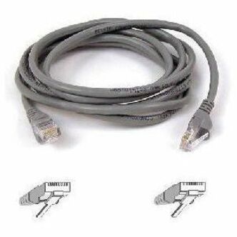 Belkin Cat5e Patch Cable - RJ-45 Male - RJ-45 Male - 25ft - Gray - A3L791-25-M - eCommerce Business Prime
