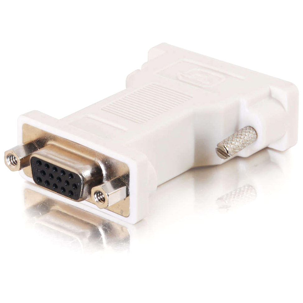C2G DVI to VGA Video Adapter - DVI Adapter - DVI to HD15 - M/F - 1 x DVI-A Male Video - 1 x HD-15 Female VGA - 26956 - eCommerce Business Prime