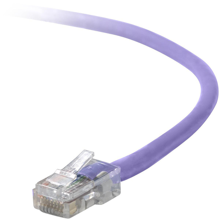 Belkin Cat5e Patch Cable - RJ-45 Male - RJ-45 Male - 4ft - Purple - A3L791-04-PUR - eCommerce Business Prime