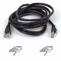 Belkin Cat5e Patch Cable - RJ-45 Male - RJ-45 Male - 8ft - Black - A3L791-08-BLK-S - eCommerce Business Prime