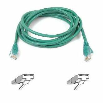 Belkin Cat5e Patch Cable - RJ-45 Male - RJ-45 Male - 8ft - Green - A3L791-08-GRN - eCommerce Business Prime