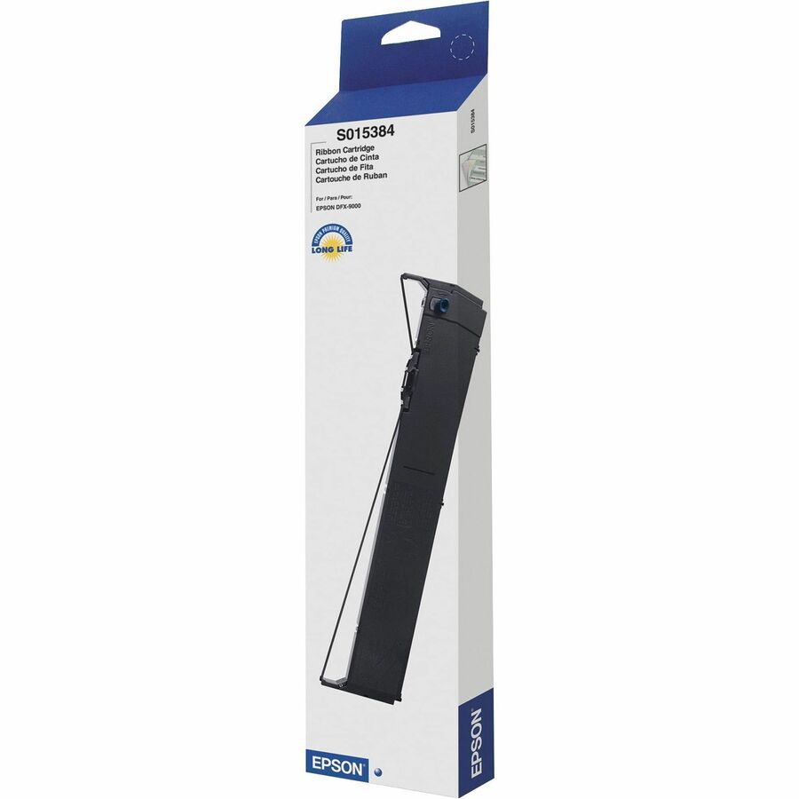 Epson S015384 Ribbon Cartridge - Dot Matrix - 15000000 Characters - Black - 1 Each - S015384 - eCommerce Business Prime
