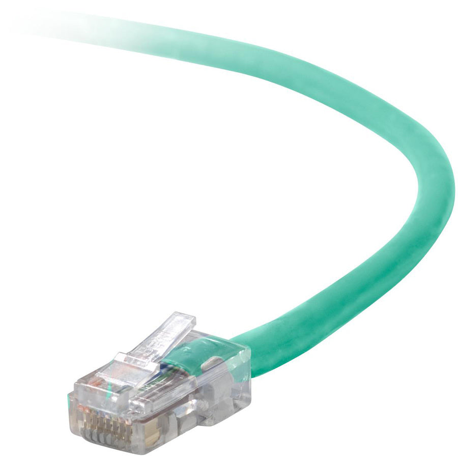 Belkin Cat5e Patch Cable - RJ-45 Male - RJ-45 Male - 15ft - Green - A3L791-15-GRN - eCommerce Business Prime