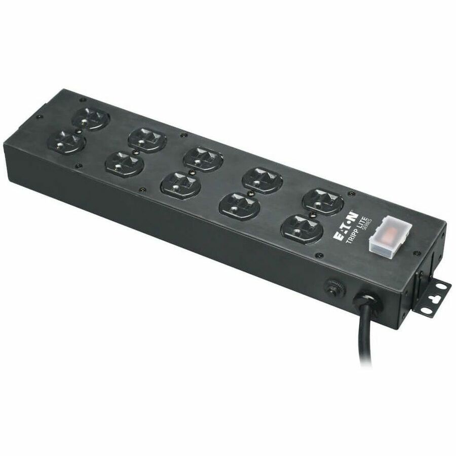 Tripp Lite Waber Power Strip 10-Outlet Industrial 5-15R 15ft Cord 5-15P - NEMA 5-15P - 10 NEMA 5-15R - 15ft - UL800CB-15 - eCommerce Business Prime