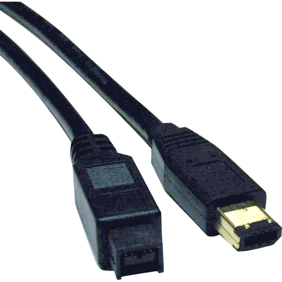 Tripp Lite 6ft Hi-Speed FireWire IEEE Cable-800Mbps with Gold Plated Connectors 9pin/6pin M/M 6' - (9pin/6pin) 6-ft. - F017-006 - eCommerce Business Prime
