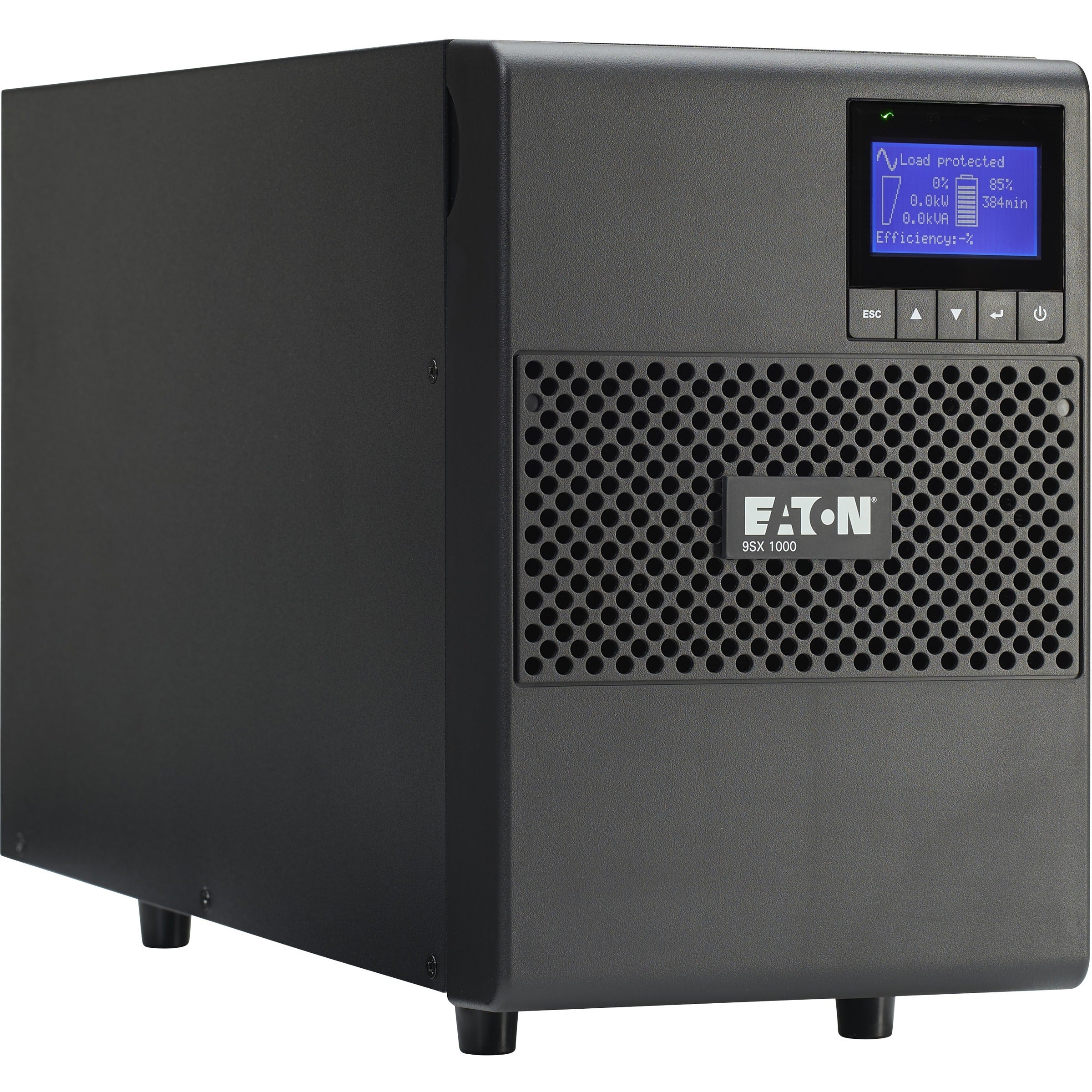 Eaton 9SX UPS Online 1000VA 900 Watt 120V Extended Runtime Tower UPS LCD USB - Tower - 6.70 Minute Stand-by - 120 V AC Input - 100 V AC, 110 V AC, 120 V AC, 125 V AC Output - 6 x NEMA 5-15R - 9SX1000 - eCommerce Business Prime