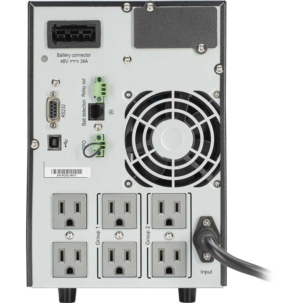 Eaton 9SX UPS Online 1500VA 1350 Watt 120V Extended Runtime Tower UPS LCD USB - Tower - 5.90 Minute Stand-by - 120 V AC Input - 100 V AC, 110 V AC, 120 V AC, 125 V AC Output - 6 x NEMA 5-15R - 9SX1500 - eCommerce Business Prime