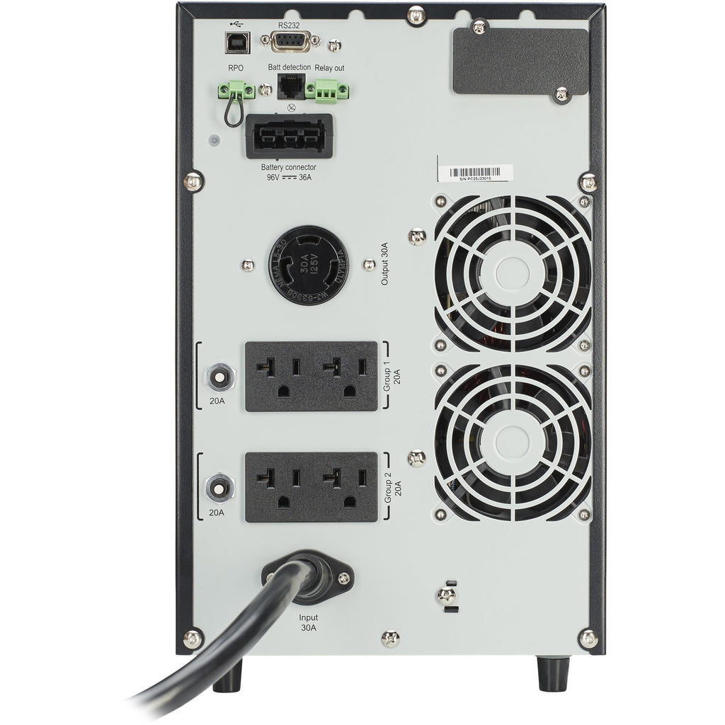 Eaton 9SX UPS Online UPS 3000VA 2700 Watt 120V Extended Runtime Tower LCD USB - Tower - 5.70 Minute Stand-by - 120 V AC Input - 100 V AC, 110 V AC, 120 V AC, 125 V AC Output - 4 x NEMA 5-20R, 1 x NEMA...  - 9SX3000 - eCommerce Business Prime