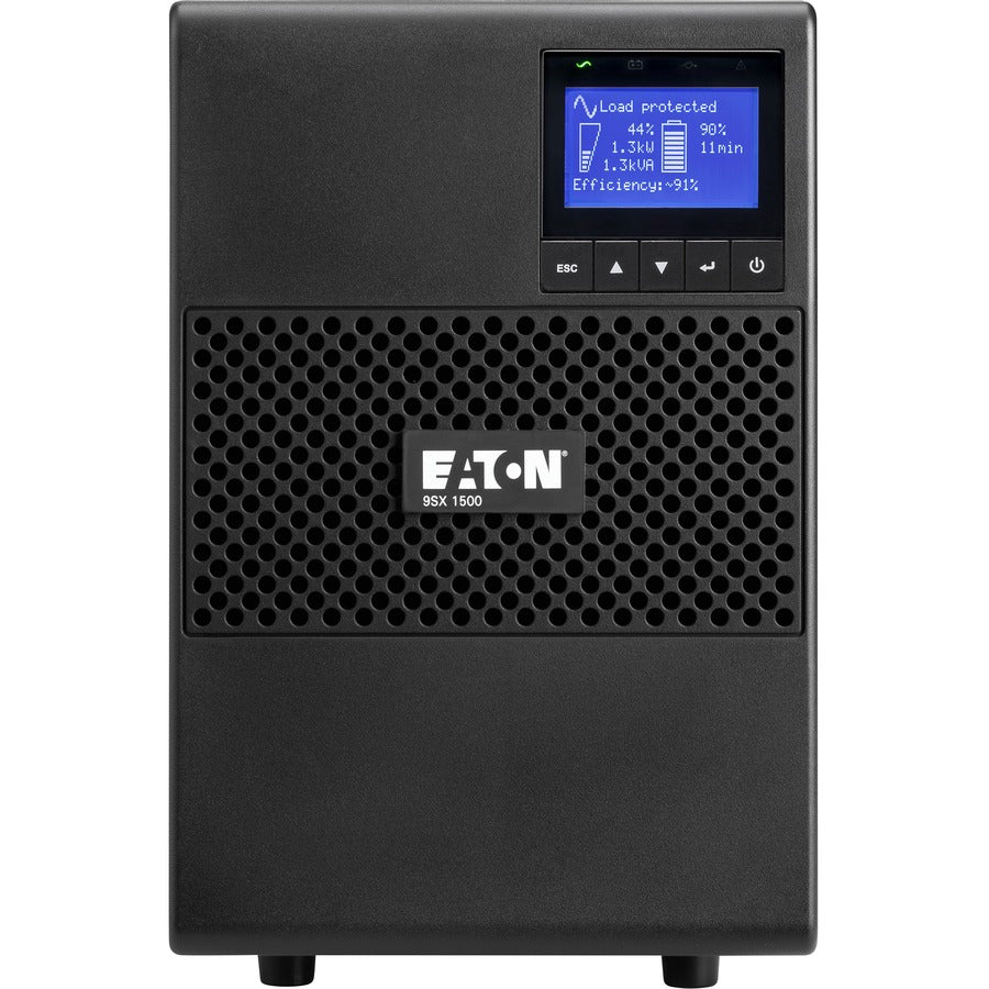 Eaton 9SX UPS 1500VA 1350 Watt 208V Network Card Optional Tower UPS Extended Runtime - Tower - 5.30 Minute Stand-by - 230 V AC Input - 200 V AC, 208 V AC, 220 V AC, 230 V AC, 240 V AC Output - 8 x IEC...  - 9SX1500G - eCommerce Business Prime