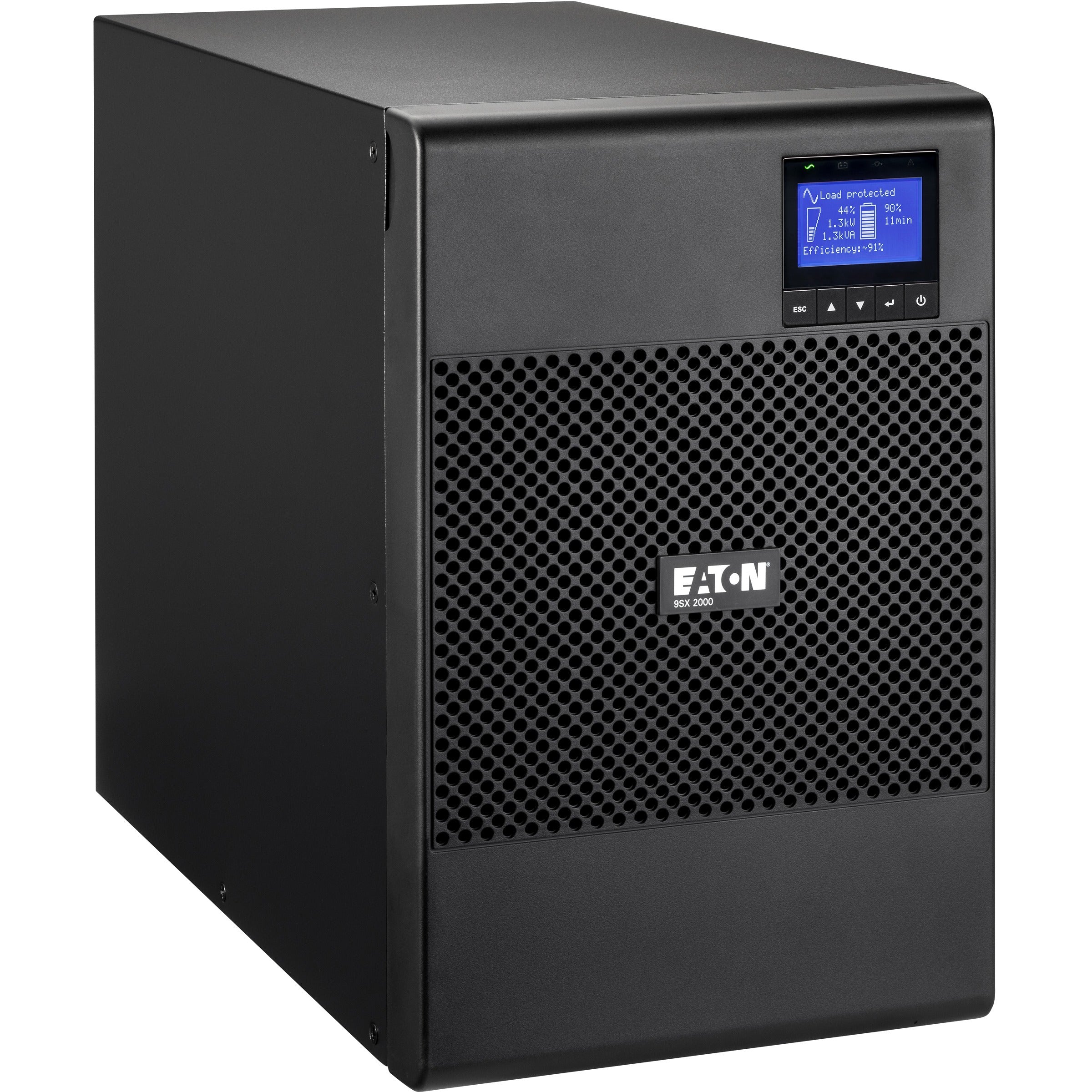 Eaton 9SX UPS 2000VA 1800 Watt 208V Network Card Optional Tower UPS Extended Runtime - Tower - 10.40 Minute Stand-by - 230 V AC Input - 200 V AC, 208 V AC, 220 V AC, 230 V AC, 240 V AC Output - 8 x IE...  - 9SX2000G - eCommerce Business Prime