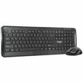 Targus KM610 Wireless Keyboard and Mouse Combo (Black) - USB Wireless RF 2.40 GHz Keyboard - Black - USB Wireless RF Mouse - Optical - QWERTY - Black - AA - Compatible with PC, Mac - AKM610BT - eCommerce Business Prime
