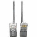 Tripp Lite Cat6 Gigabit Patch Cable Snagless Right-Angle UTP Slim Gray 1ft - Category 6 for Switch, Workstation, Router, Network Device, Patch Panel, Server, Printer, Modem, Scanner, Photocopier - 128...  - N201-SR1-GY - eCommerce Business Prime