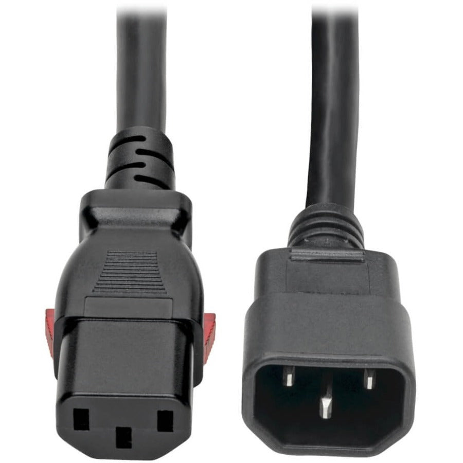 Tripp Lite Power Extension Cord Heavy Duty C14 to Locking C13 M/F 15A 10ft - For Computer, Server, Printer, Monitor, PDU, UPS, PC, Router - 250 V AC Voltage Rating - 15 A Current Rating - Black - P005-L10 - eCommerce Business Prime