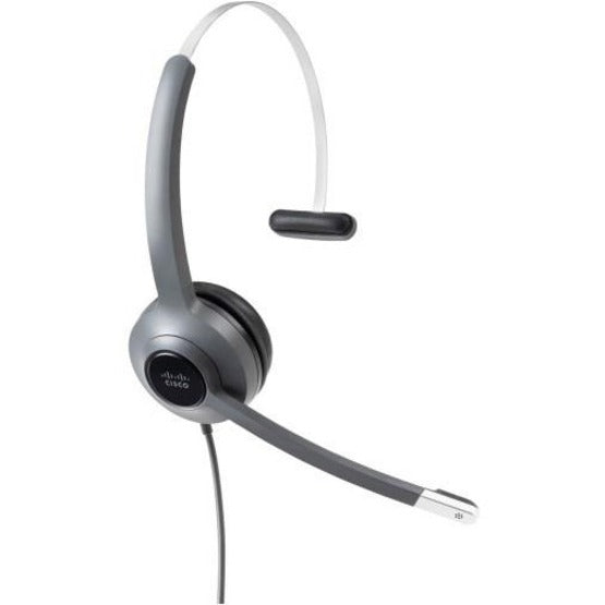 Cisco 521 Headset - Mono - Mini-phone (3.5mm), USB - Wired - Over-the-head - Monaural - Supra-aural - Uni-directional, Electret, Condenser Microphone - Black - CP-HS-W-521-USB= - eCommerce Business Prime