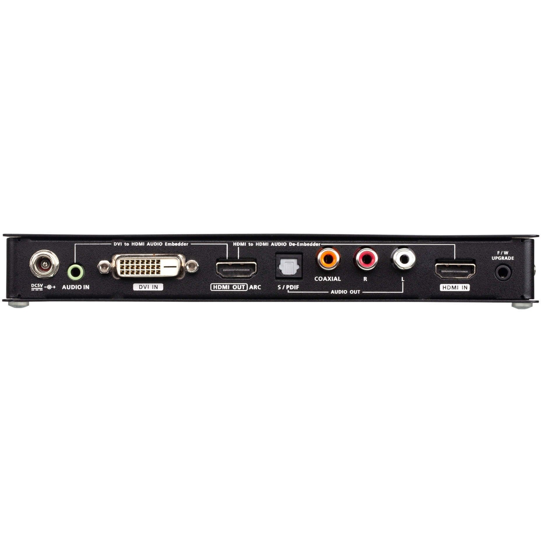 ATEN 4K HDMI/DVI to HDMI Converter with Audio De-Embedder - 3840 × 2160 - DVI In - 1 x HDMI In - 1 x HDMI Out - Metal - VC881 - eCommerce Business Prime