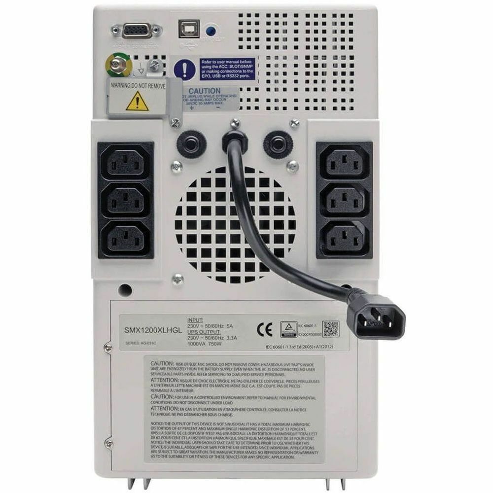 Tripp Lite 1000VA 750W 230V Lithium Ion UPS Smart Tower Hospital Medical - 1000 VA/750 W - 220 V AC, 230 V AC, 240 V AC - 11 Minute Stand-by Time - Tower - 6 x IEC 60320 C13 - SMX1200XLHGL - eCommerce Business Prime