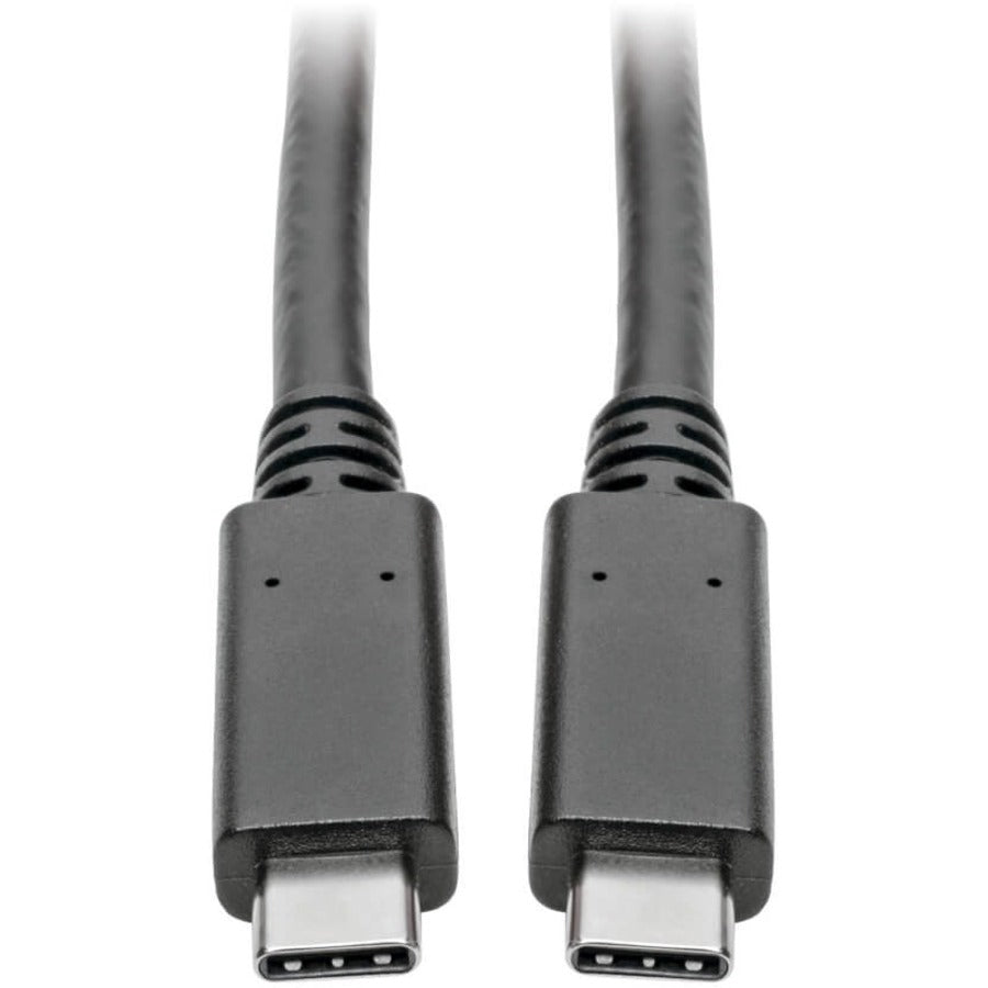 Tripp Lite USB C to USB Type C Cable 3.1 Gen 1, 5 Gbps 3A Rating M/M 6ft - USB for Smartphone, Hard Drive, Docking Station, Flash Drive, Tablet, MacBook, Wall Charger, Ultrabook, Chromebook - 640 MB/s...  - U420-006 - eCommerce Business Prime