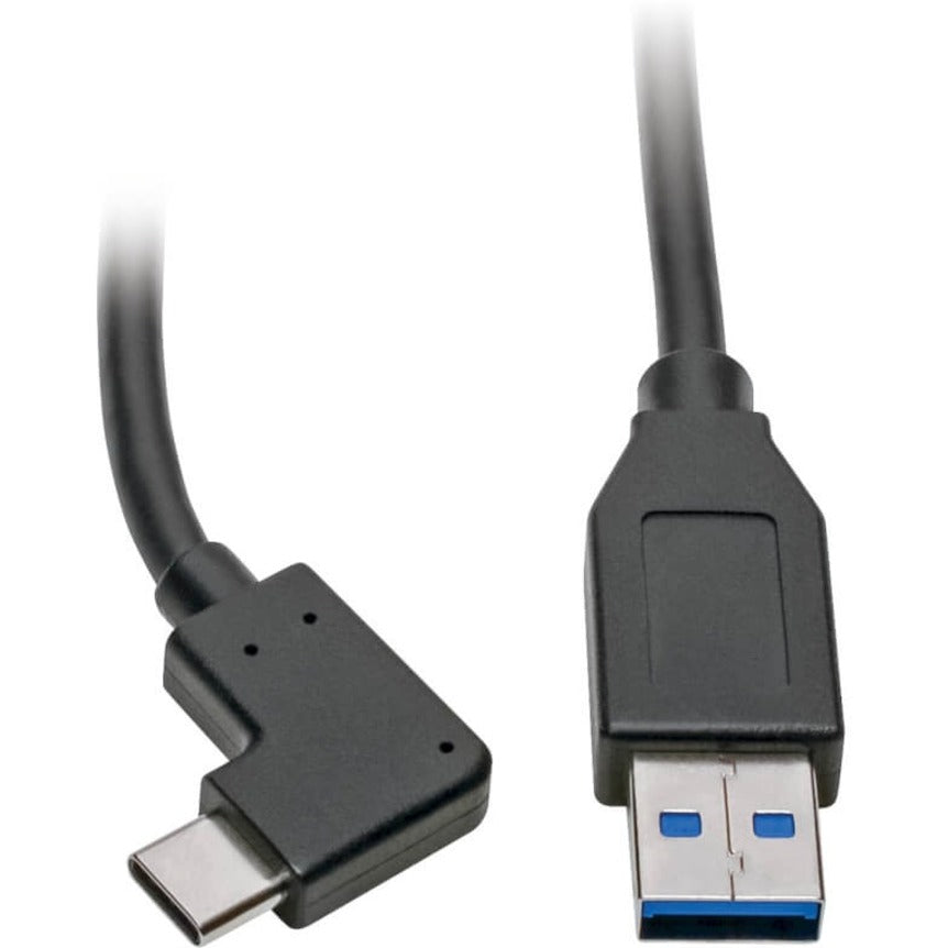 Tripp Lite USB C to USB-A Cable Right Angle 3.1 5 Gbps USB Type C M/M 3ft - USB for Hard Drive, Workstation, Tablet, Smartphone, Wall Charger, Car Charger, MacBook, Ultrabook, Chromebook, Printer, Sca...  - U428-003-CRA - eCommerce Business Prime