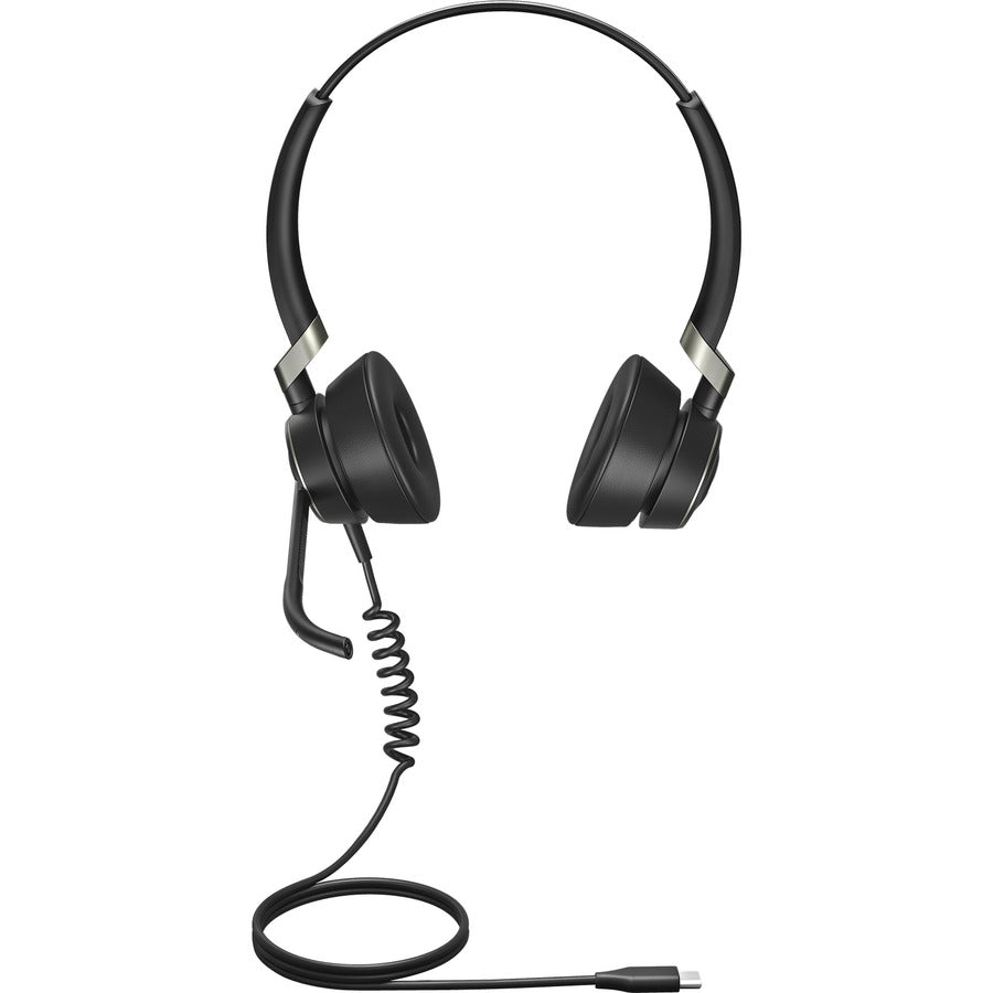 Jabra Engage 50 Stereo - Stereo - USB Type C - Wired - 32 Ohm - 20 Hz - 20 kHz - Over-the-head - Binaural - Supra-aural - 3.94 ft Cable - Noise Cancelling, MEMS Technology Microphone - Noise Canceling - 5099-610-189 - eCommerce Business Prime