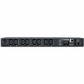 CyberPower PDU41004 Single Phase 100 - 240 VAC 15A Switched PDU - 8 Outlets, 10 ft, IEC-320 C14, Horizontal, 1U, SNMP, LCD, 3YR Warranty - PDU41004 - eCommerce Business Prime