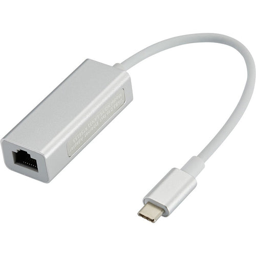 4XEM USB-C to Ethernet Adapter - USB-C to Ethernet adapter for Device, mobile, PC, MAC - 1 x USB-C Male - 1 x Female Ethernet RJ45 - White - 4XUSBCETHERNET - eCommerce Business Prime