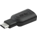 4XEM USB Type-C to USB Type-A Adaptor - 1 Pack - 1 x Type A USB 3.0 USB Female - 1 x Type C USB 3.0 USB Male - Black - 4XUSBCUSBAA - eCommerce Business Prime