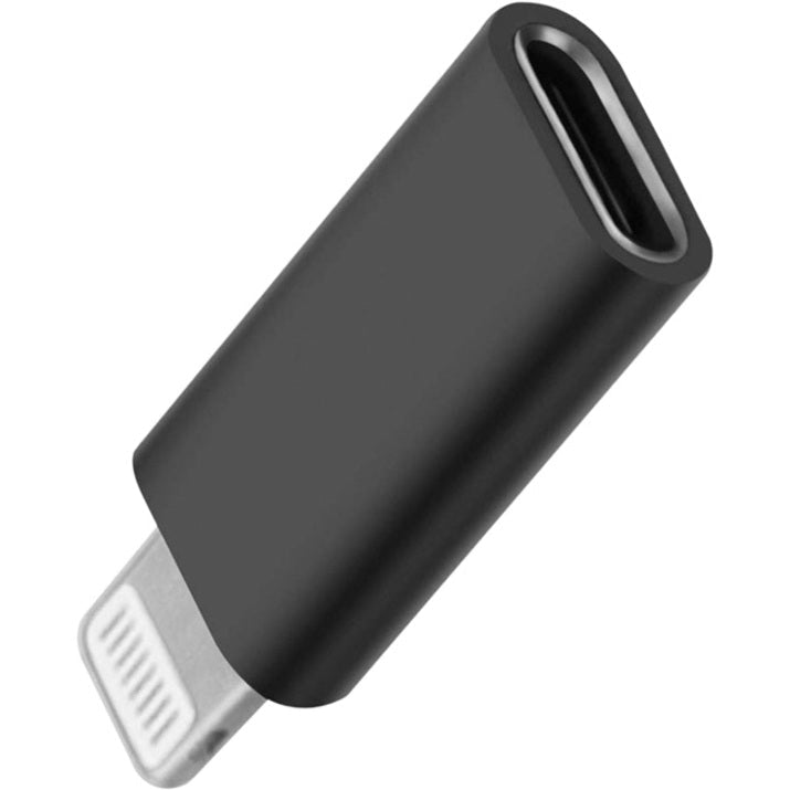 4XEM USB Type-C to Lightning Adaptor - 1 Pack - 1 x Type C USB 3.1 USB Female - 1 x 8-pin Lightning Proprietary Connector Male - Black - 4XUSBCLIGHTNINGA - eCommerce Business Prime