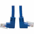 Tripp Lite Cat6 Patch Cable Up-Angled / Down Angled UTP Molded M/M Blue 3ft - 3 ft Category 6 Network Cable for Switch, Scanner, Server, Workstation, Network Device, Router, Patch Panel, VoIP Device, ...  - N204-003-BL-UD - eCommerce Business Prime