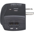 Tripp Lite Notebook Surge Protector Wallmount Direct Plug In 2 Outlet RJ45 - Receptacles: 2 x NEMA 5-15R - 1050J - TRAVELER100BT - eCommerce Business Prime
