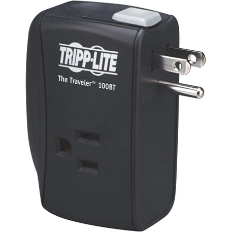 Tripp Lite Notebook Surge Protector Wallmount Direct Plug In 2 Outlet RJ45 - Receptacles: 2 x NEMA 5-15R - 1050J - TRAVELER100BT - eCommerce Business Prime
