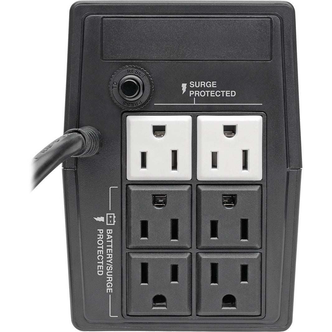 Tripp Lite UPS Desktop 900VA 480W AVR Battery Back Up Compact 120V 6 Outlet - Desktop/Tower - AVR - 8 Hour Recharge - 120 V AC Input - 110 V AC, 115 V AC, 120 V AC Output - 6 x NEMA 5-15R - VS900T