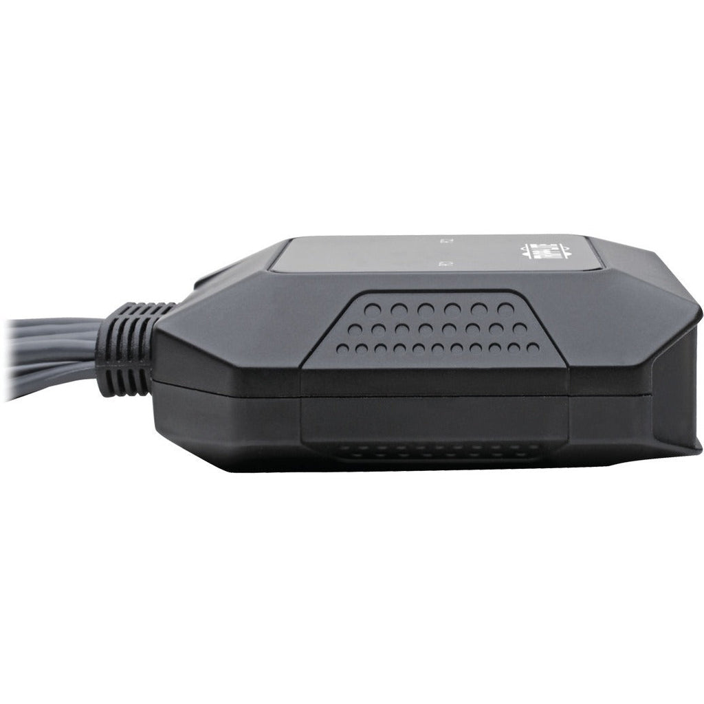 Tripp Lite 2-Port USB DisplayPort Cable KVM Switch w A/V Peripheral Sharing - 2 Computer(s) - 1 Local User(s) - 0 Remote User(s) - 4096 x 2160 - 0 - 2 x USB - Desktop - 1 x DisplayPort - B032-DPUA2 - eCommerce Business Prime