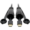 Tripp Lite HDMI Cable High-Speed 2 IP68 Connectors Industrial Ethernet 12ft - 12 ft HDMI A/V Cable for Monitor, Home Theater System, Audio/Video Device, HDTV, Blu-ray Player - First End: 1 x HDMI Male...  - P569-012-IND2 - eCommerce Business Prime