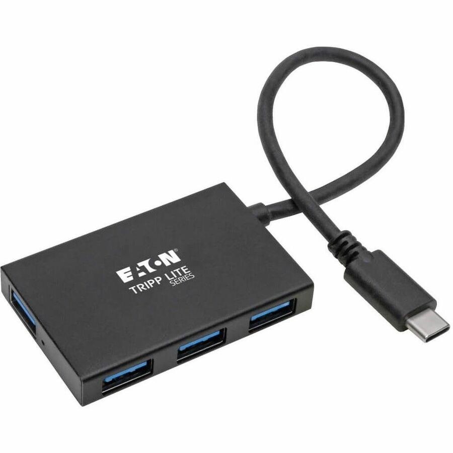 Tripp Lite USB C Hub 4-Port USB-A Compact USB 3.1 Gen 1 Portable Aluminum - USB - External - 4 USB Port(s) - 4 USB 3.1 Port(s) - PC - U460-004-4A-AL - eCommerce Business Prime