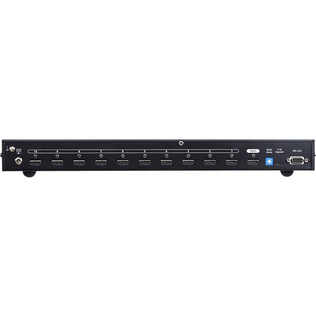 VanCryst 10-Port 4K HDMI Splitter-TAA Compliant - 4096 x 2160 - 340 MHzMaximum Video Bandwidth - 49.21 ft Maximum Operating Distance - HDMI In - HDMI Out - Serial Port - USB - Metal - VS0110HA - eCommerce Business Prime