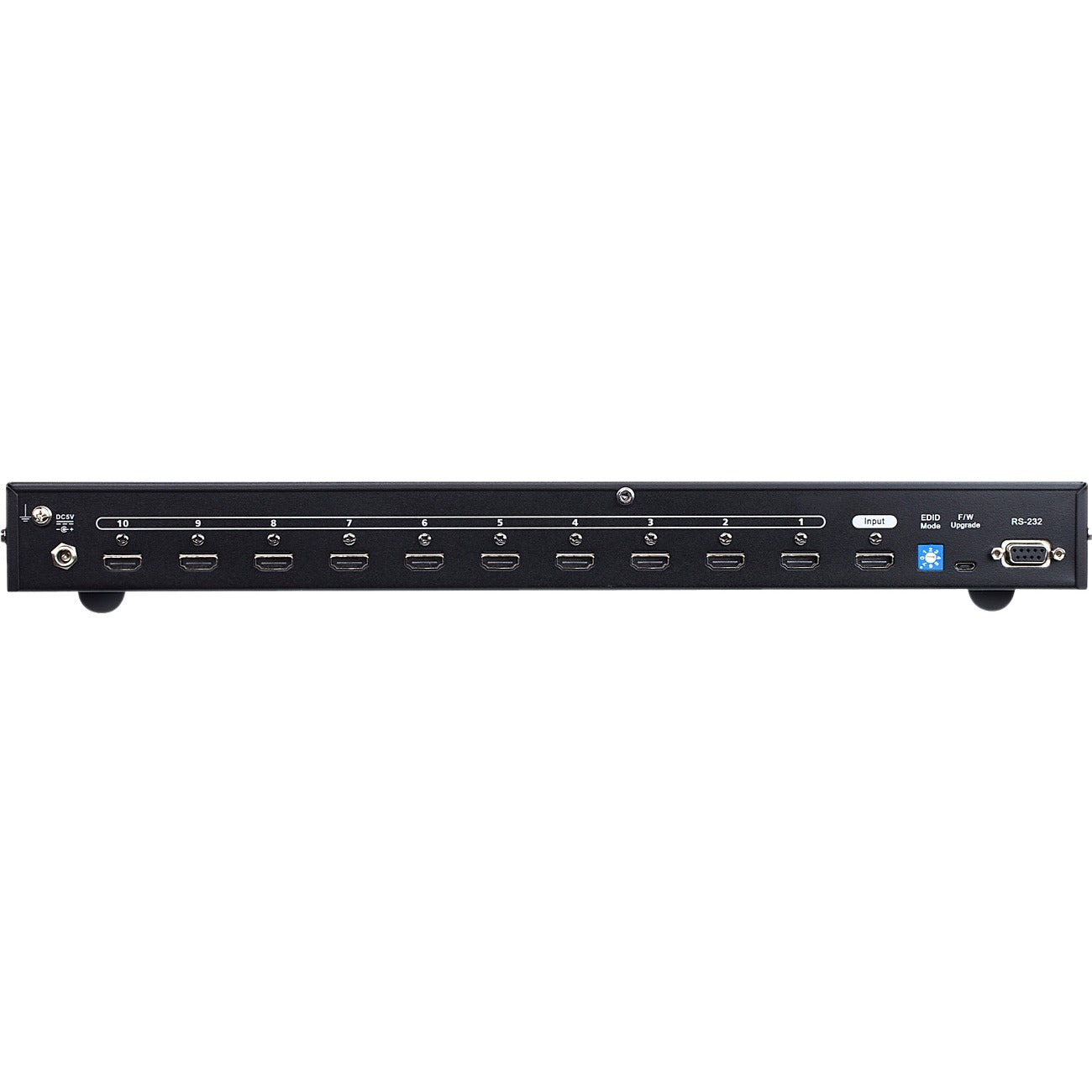 VanCryst 10-Port 4K HDMI Splitter-TAA Compliant - 4096 x 2160 - 340 MHzMaximum Video Bandwidth - 49.21 ft Maximum Operating Distance - HDMI In - HDMI Out - Serial Port - USB - Metal - VS0110HA - eCommerce Business Prime