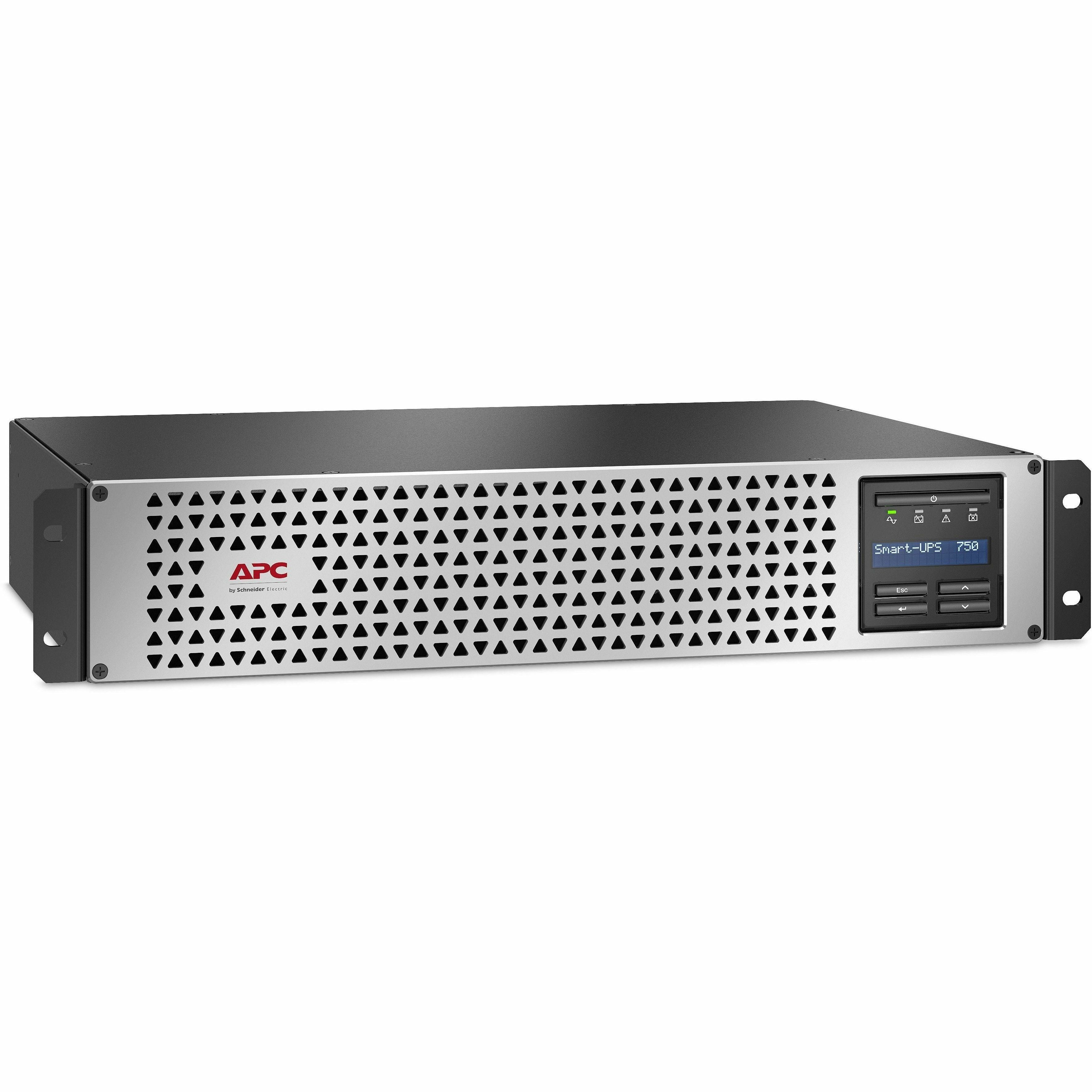 APC by Schneider Electric Smart-UPS SMTL750RM2UC Rack-mountable 750VA UPS (Not for sale in Vermont) - 2U Rack-mountable - AVR - 3 Hour Recharge - 5.70 Minute Stand-by - 120 V AC Input - 120 V AC Outpu...  - SMTL750RM2UC - eCommerce Business Prime