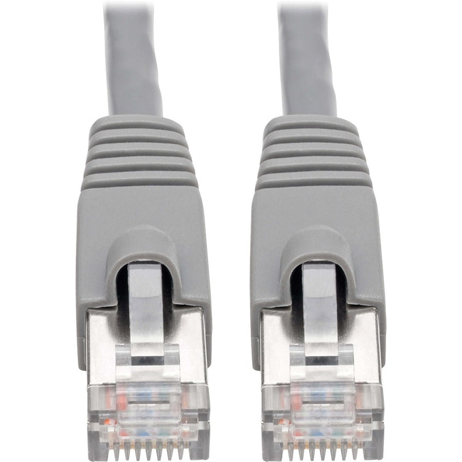Tripp Lite Cat6a Snagless Shielded STP Patch Cable 10G, PoE, Gray M/M 5ft - 5 ft Category 6a Network Cable for Network Device, Workstation, Switch, Hub, Patch Panel, Router, Modem, VoIP Device, Survei...  - N262-005-GY - eCommerce Business Prime